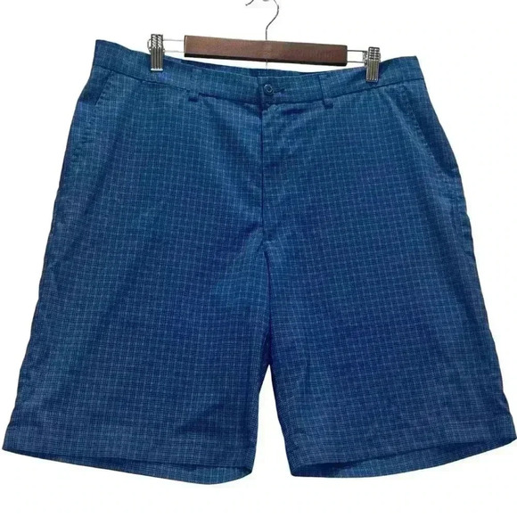 PGA Tour Other - (Sold)PGA Tour Golf Shorts Blue Plaid Golf  Shorts Lightweight Pockets  Size 36